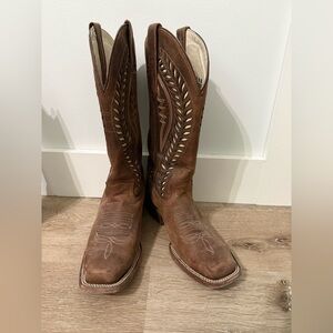 J.B. Dillon Brown Heeled Boots